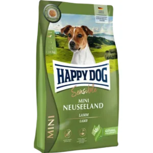 Сухий корм Happy Dog Mini Neuseeland для чутливих собак малих порід з ягням і рисом