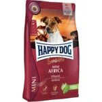 Сухий корм Happy Dog Mini Africa для собак дрібних порід при алергіях зі страусом та картопляними пластівцями