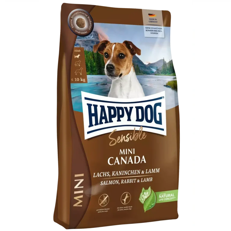 Сухий корм Happy Dog Sensible Mini Canada з лососем, кроликом і ягням для собак
