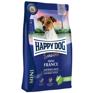 Сухий корм Happy Dog Sensible Mini France для собак малих порід з качкою