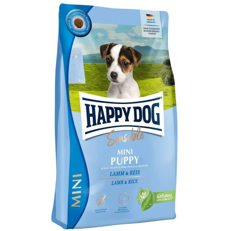 Сухий корм Happy Dog Sensible Mini Puppy для цуценят малих порід з бараниною і рисом