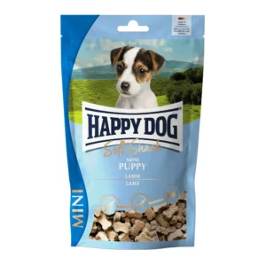 Ласощі Happy Dog Soft Snack Mini Puppy з ягням та рисом для цуценят малих порід, 100 г