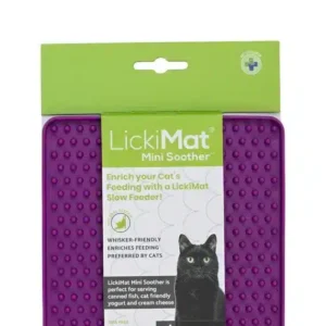 Килимок LickiMat Cat Mini Soother для котів, 14x14 см
