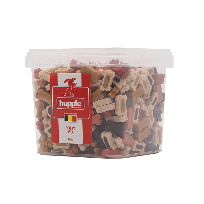 Ласощі Hupple Softy MIX м'ясно-рибний мікс для собак, 700 г