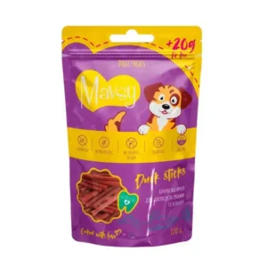 Ласощі палички Mavsy Duck для догляду за зубами та яснами з качкою для собак, 120 г
