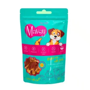 Ласощі Mavsy кролячі вушка з ягням для собак, 100 г