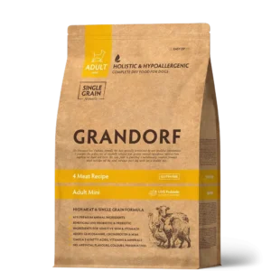 Сухий корм Grandorf Four Meat Mini для дорослих собак малих порід