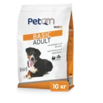 Сухий корм для дорослих собак PetQM Dogs Basic Adult with Poultry & Vegetables  з птицею та овочами, 10 кг