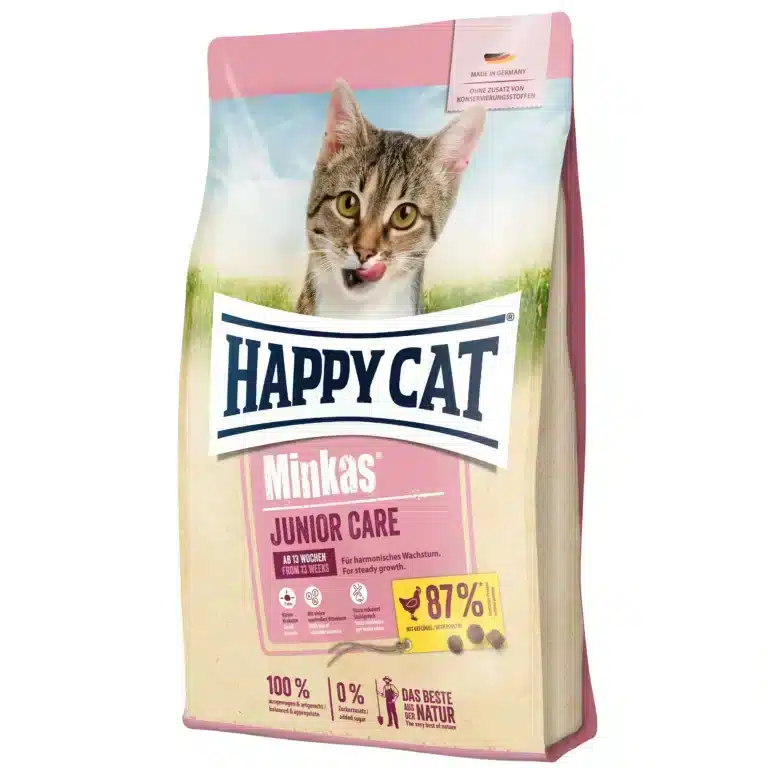 Сухий корм Happy Cat Minkas Junior Care з птицею для кошенят