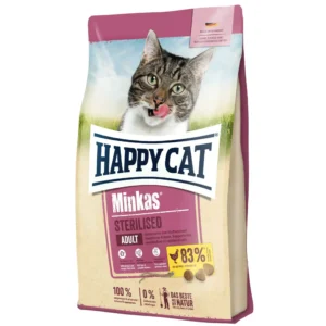 Сухий корм Happy Cat Minkas Sterilised Geflugel для кастрованих котів та стерилізованих кішок з птицею