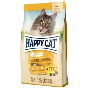 Сухий корм Happy Cat Minkas Hairball Control Geflugel для дорослих котів д/виведення шерсті з птицею