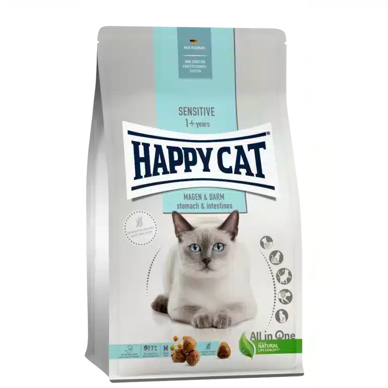 Сухий корм Happy Cat Sensitive Magen & Darm з качкою для котів, 4 кг
