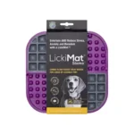 Комбінований килимок для ласощів LickiMat Slomo фіолетовий