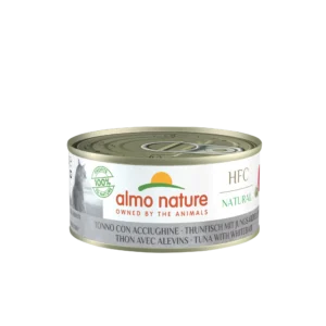 Вологий корм Almo Nature HFC з тунцем та мальками для дорослих котів, 150 г