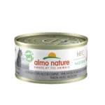 Вологий корм Almo Nature HFC з тунцем та мальками для дорослих котів, 70 г