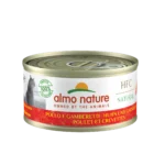 Вологий корм для дорослих котів Almo Nature HFC Cat з куркою та креветками, 70 г