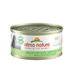 Вологий корм для дорослих котів Almo Nature HFC Cat з куркою та алое, 70 г