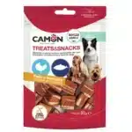 Ласощі Camon кубики з куркою і тріскою для собак, 80 г