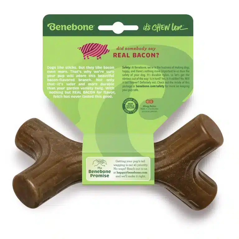 Іграшка-гілка Benebone Bacon Stick зі смаком бекону для собак