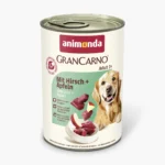 Вологий корм для собак Animonda GranCarno Adult Deer with Apple з олениною і яблуком