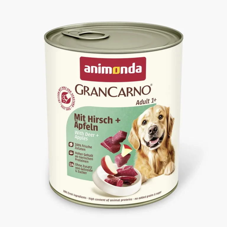 Вологий корм Animonda GranCarno Adult з олениною і яблуком для дорослих собак