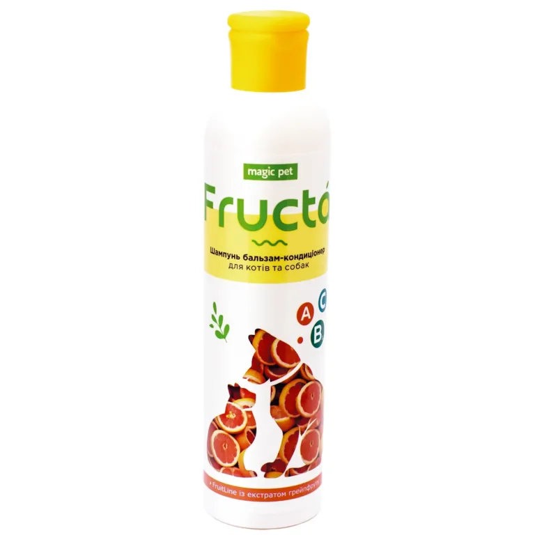 Шампунь-бальзам-кондиціонер Magic Pet FRUCTA грейпфрут для собак та котів