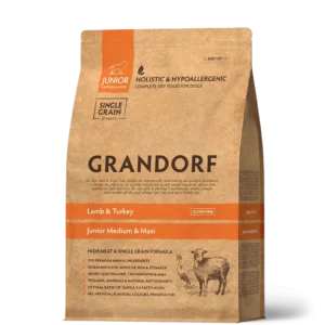Сухий корм Grandorf Lamb & Turkey Junior для юніорів собак з ягням та індичкою