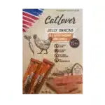 Снеки для котів CatLover JellySnack chicken carrot у вигляді желе з куркою та морквою, 8*10 г
