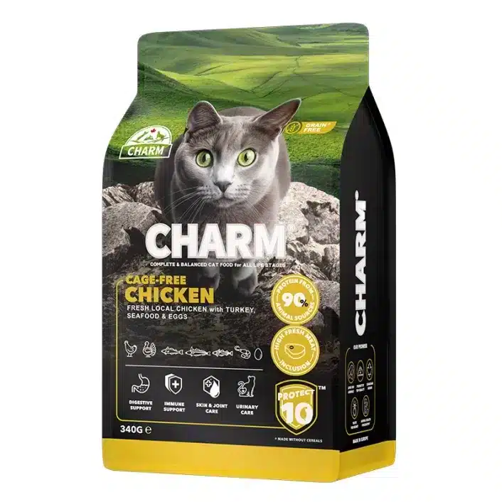 Сухий беззерновий корм Charm Cage-Free Chicken з куркою для котів