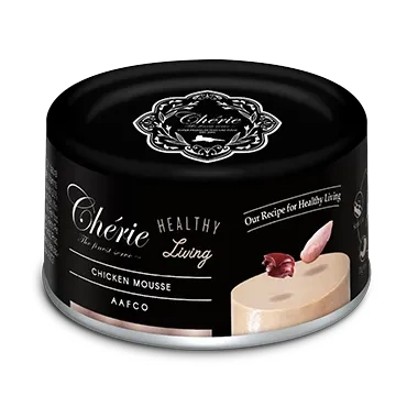 Вологий корм Cherie Healthy Living мус з куркою для котів, 80 г