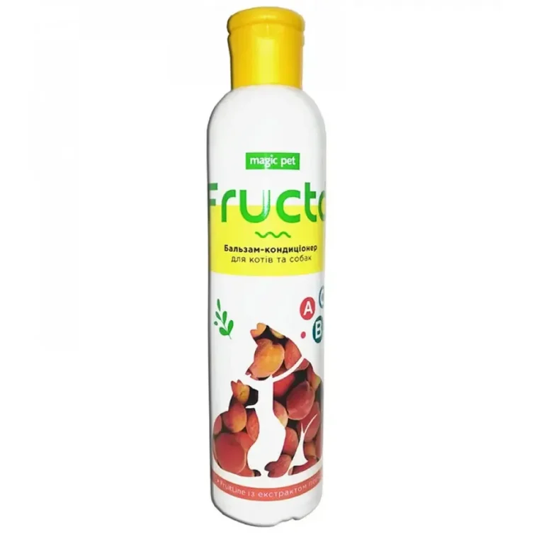 Бальзам-ополіскувач Magic Pet FRUCTA з екстрактом персика, для собак та котів, 220 мл