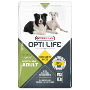 Сухий корм Opti Life Adult Medium з куркою для собак середніх порід