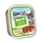 Вологий корм для котів Happy Cat Duo Geflugel & Lamm паштет з птицею і ягням, 100 г