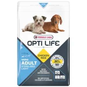 Сухий корм для стерилізованих собак малих порід Opti Life Sterilised Light Mini з куркою