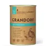 Вологий корм для дорослих собак Grandorf QUAIL & TURKEY RECIPE з перепілкою та індичкою, 400 г