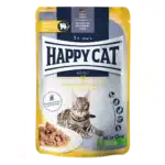 Вологий корм Happy Cat Culinary Land Geflügel у вигляді шматочків в cоусі для дорослих котів з птицею, 85 г