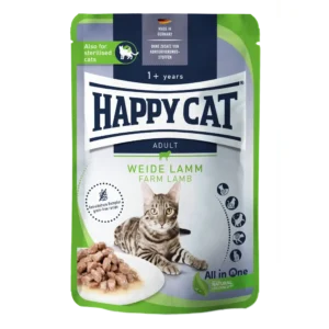 Вологий корм для котів Happy Cat Culinary Weide Lamm з ягням, 85 г
