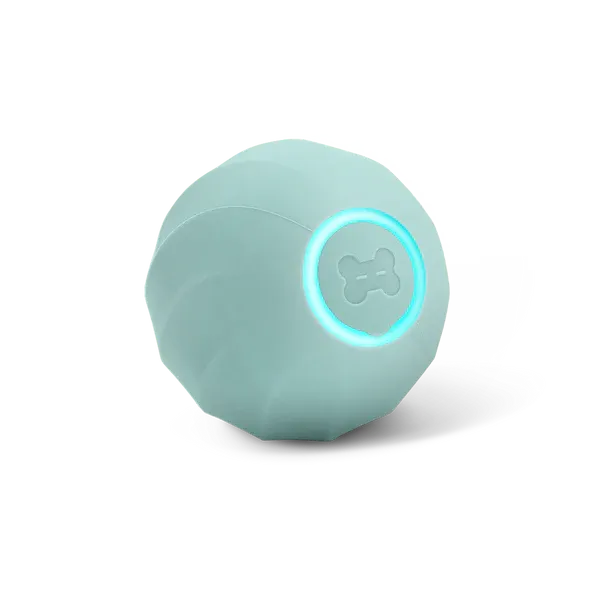 Інтерактивний м'яч для котів Cheerble Blue Ice Cream Ball блакитний, 4,5 см