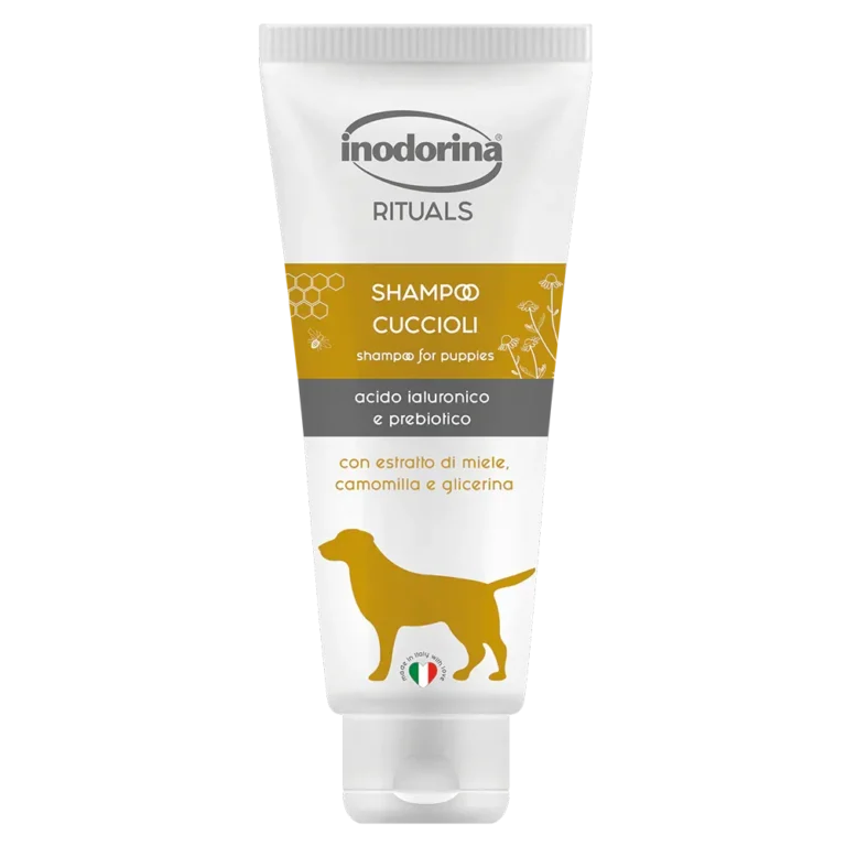 Шампунь для цуценят Inodorina Rituals Shampooing Cuccioli з медом і ромашкою, 250 мл