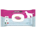 Вологі серветки Inodorina Refresh Bio Talco для собак та котів, 30 шт