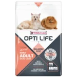 Сухий суперпреміум корм для собак міні та малих порід Opti Life Adult Skin Care Mini з лососем