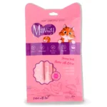 Ласощі Mavsy Lickable кремові з куркою та лососем для котів, 5x15 г