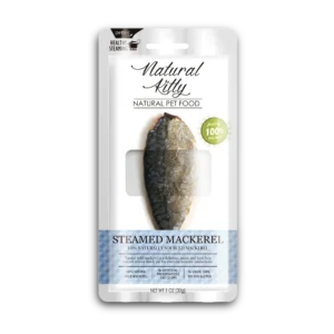 Ласощі Natural Kitty Original Series зі скумбрією на пару для котів та собак, 30 г