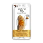 Ласощі для котів та собак Natural Kitty Original Series GRILLED CHICKEN TOPPING PUMPKIN у вигляді шматочків курки гриль в гарбузовому соусі 30г