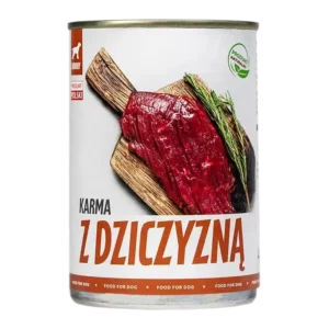 Вологий корм з олениною для собак, 400 г