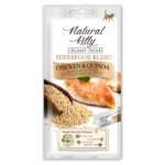 Ласощі Natural Kitty Creamy Treats з куркою та кіноа для котів, 4х12 г