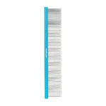 Гребінь Artero Nature Collection великий хромований синій для шерсті, 25х3,5 см
