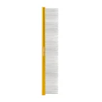 Гребінь для шерсті великий, хромований, золотий, Artero Nature Collection, 25х3,5 см