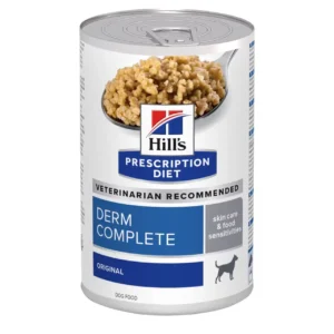 Вологий корм для собак Hill's Prescription Diet Derm Complete при харчовій алергії та атопічному дерматиті, 370 г