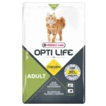 Сухий беззерновий корм для котів Opti Life Adult з куркою